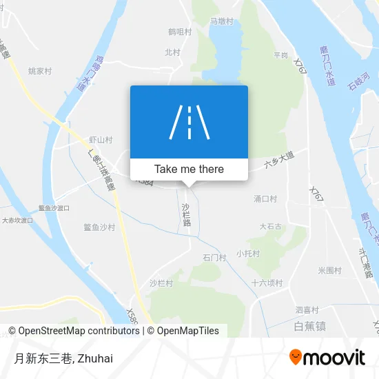 月新东三巷 map