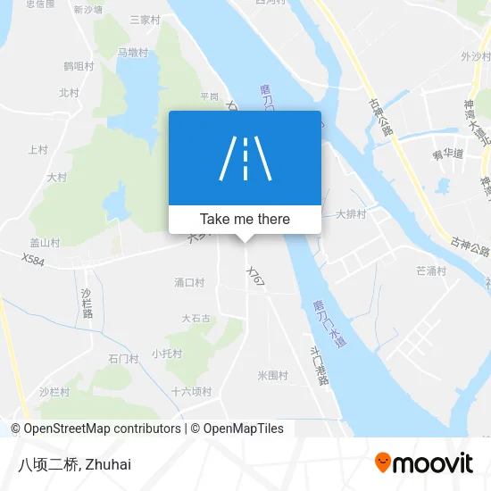 八顷二桥 map