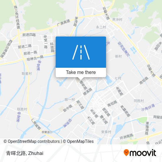 青暉北路 map
