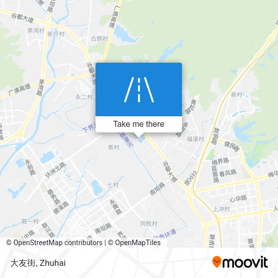 大友街 map