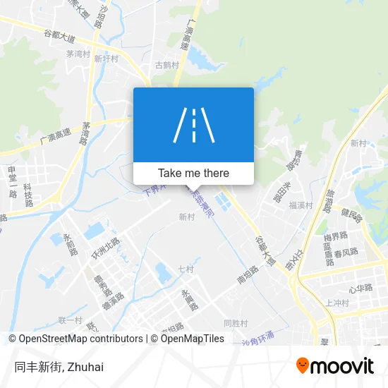 同丰新街 map