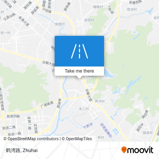 鹤湾路 map