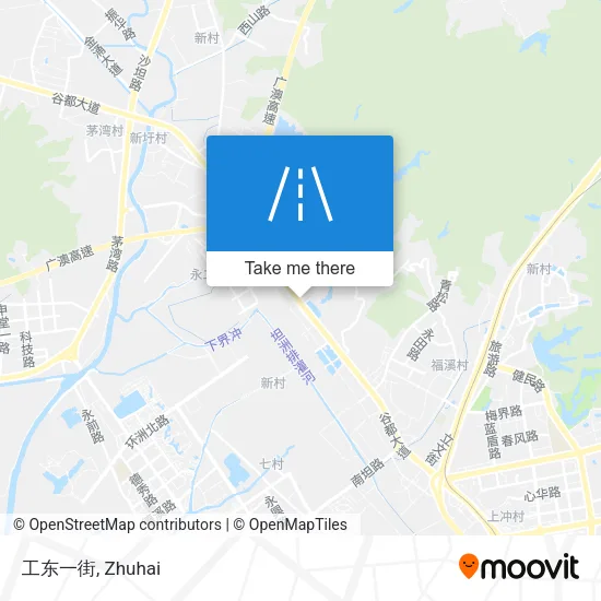 工东一街 map