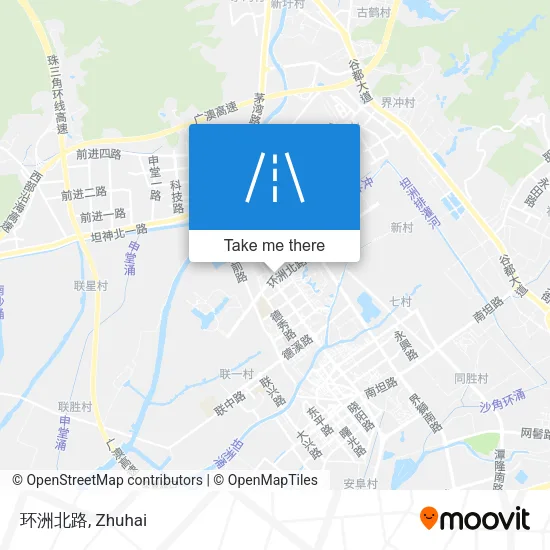 环洲北路 map