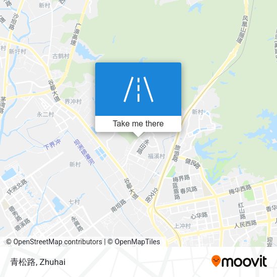 青松路 map