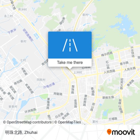 明珠北路 map