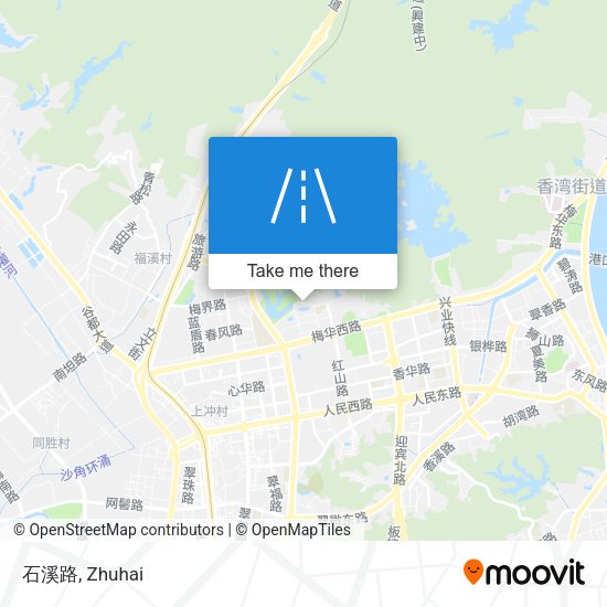 石溪路 map