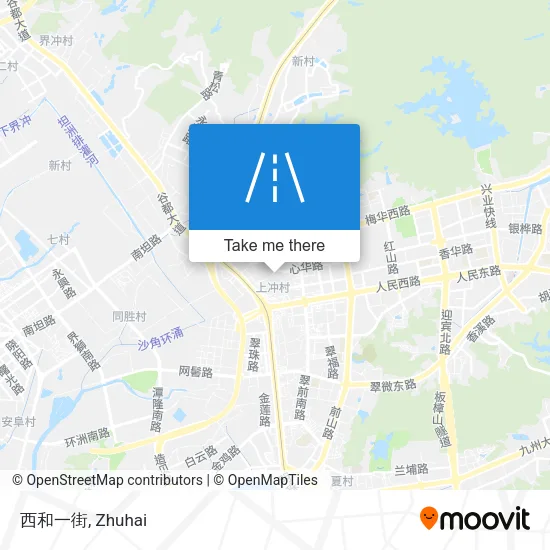 西和一街 map