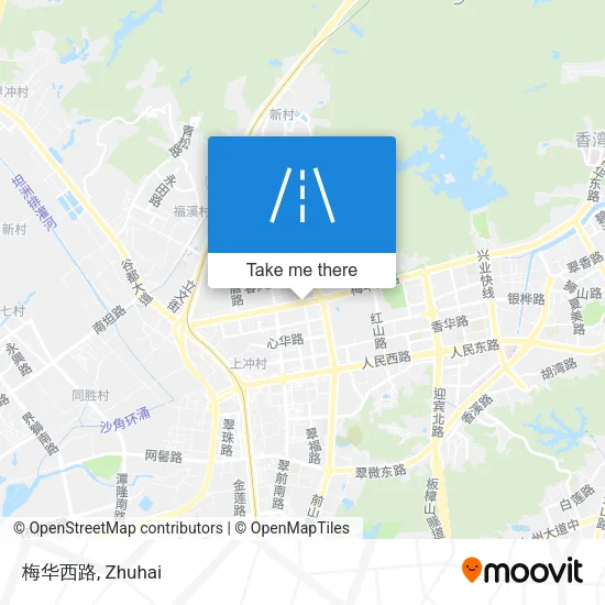 梅华西路 map