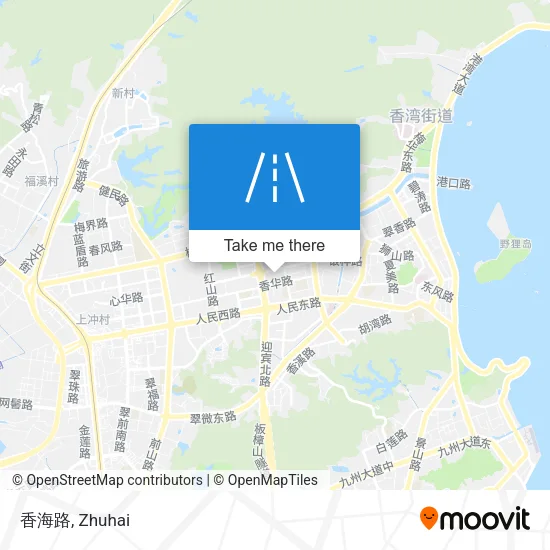 香海路 map