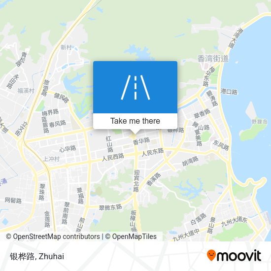 银桦路 map