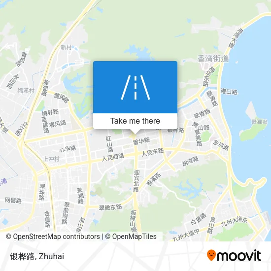 银桦路 map
