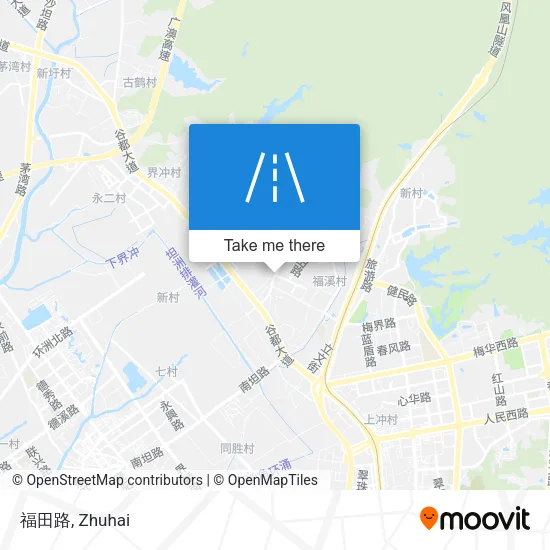 福田路 map