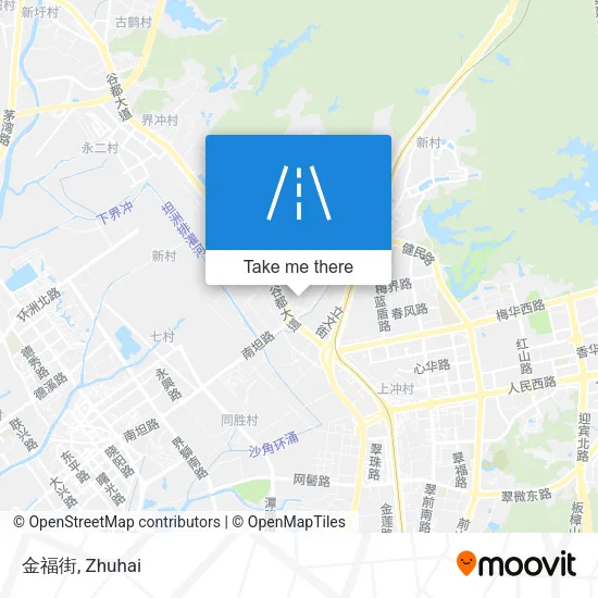 金福街 map