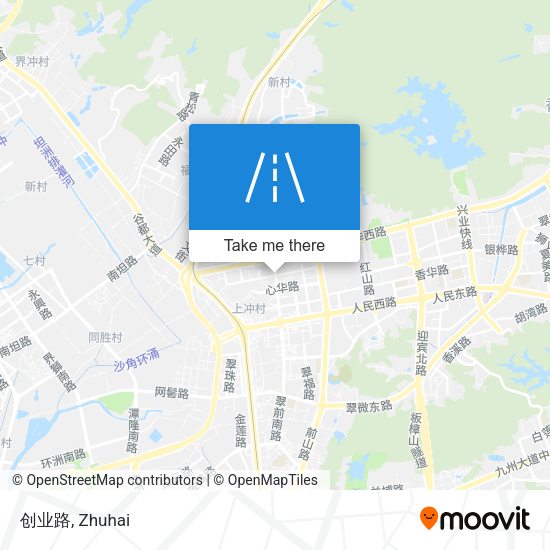 创业路 map