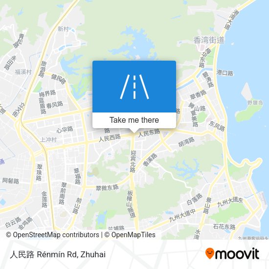 人民路 Rénmín Rd map