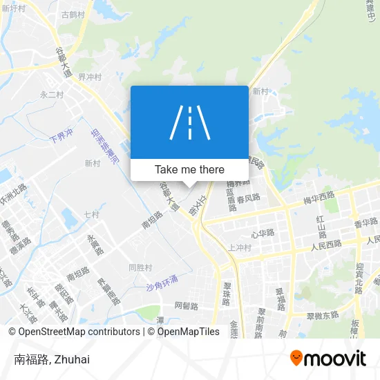 南福路 map