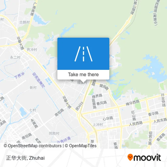 正华大街 map