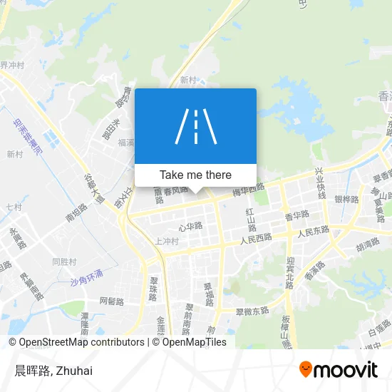 晨晖路 map