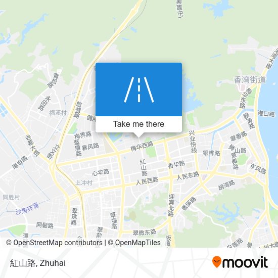 紅山路 map