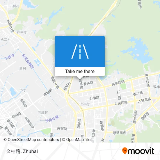 金桔路 map