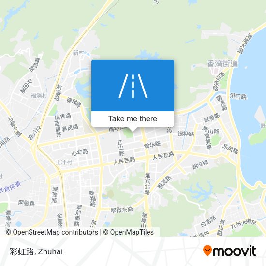 彩虹路 map