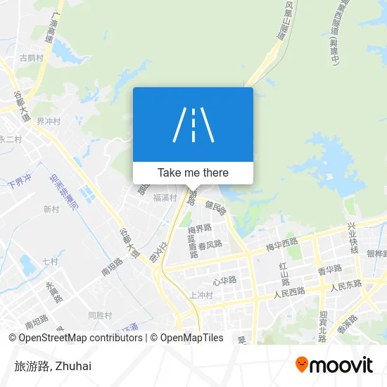 旅游路 map