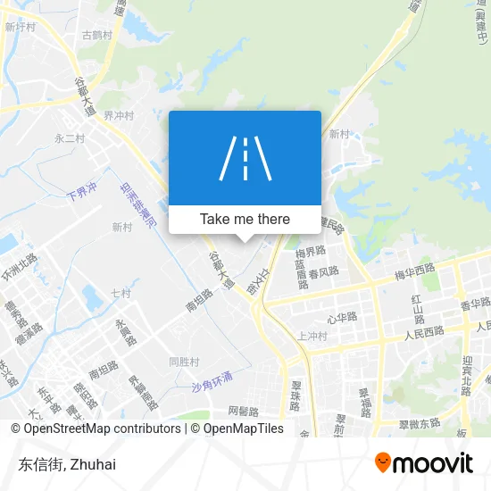东信街 map