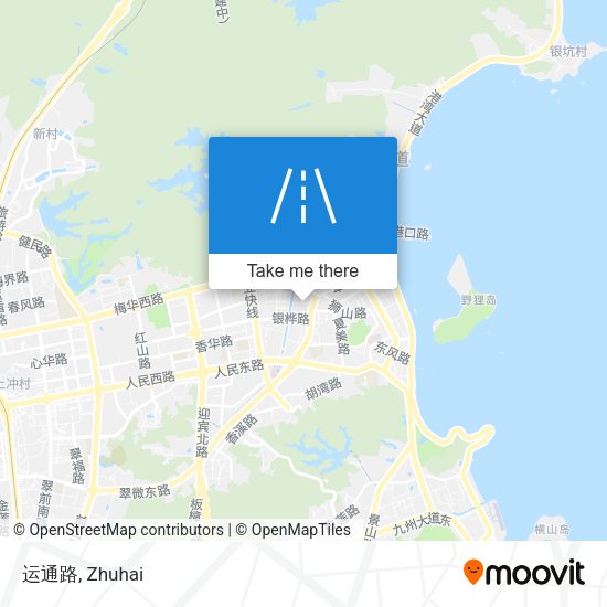 运通路 map