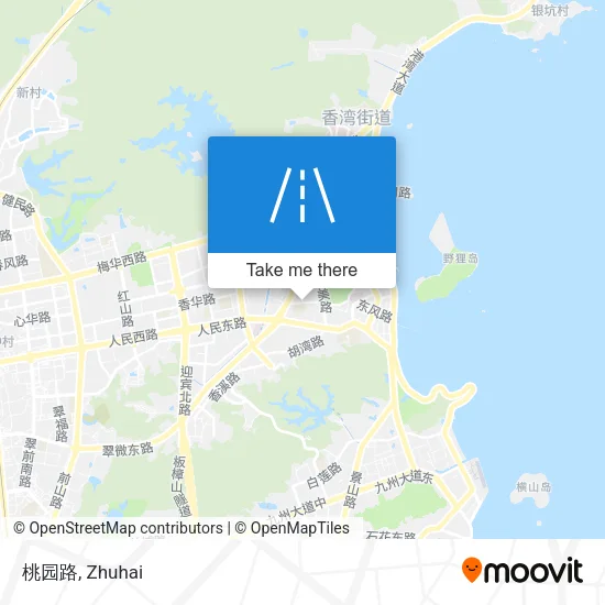 桃园路 map