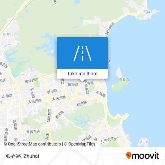 银香路 map
