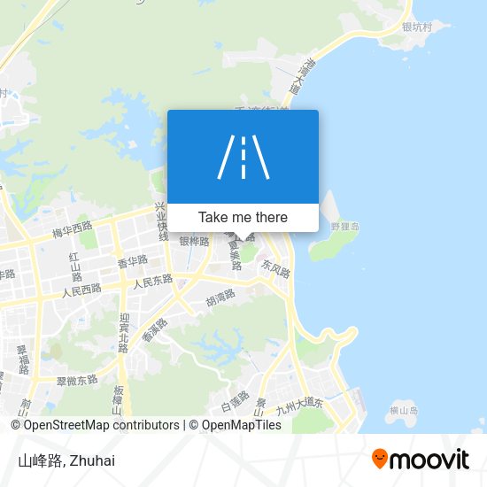 山峰路 map