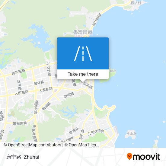 康宁路 map