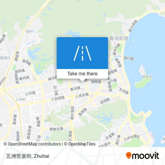 五洲世派街 map