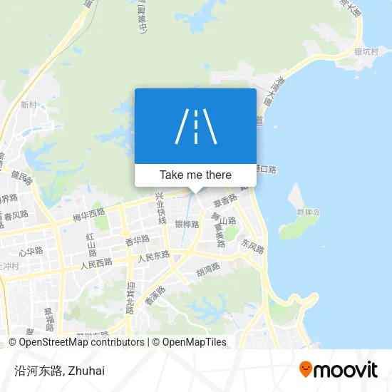沿河东路 map