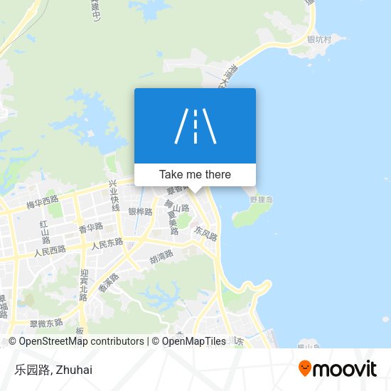 乐园路 map