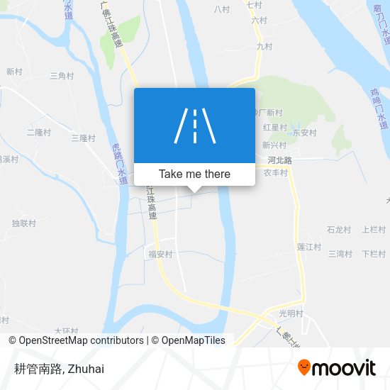 耕管南路 map