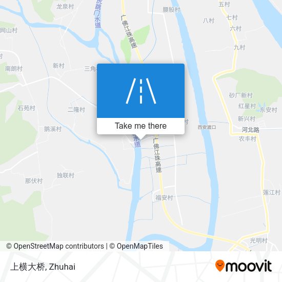 上横大桥 map