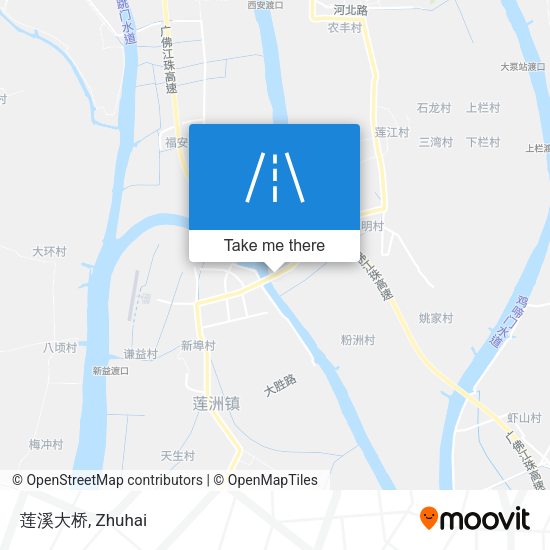 莲溪大桥 map