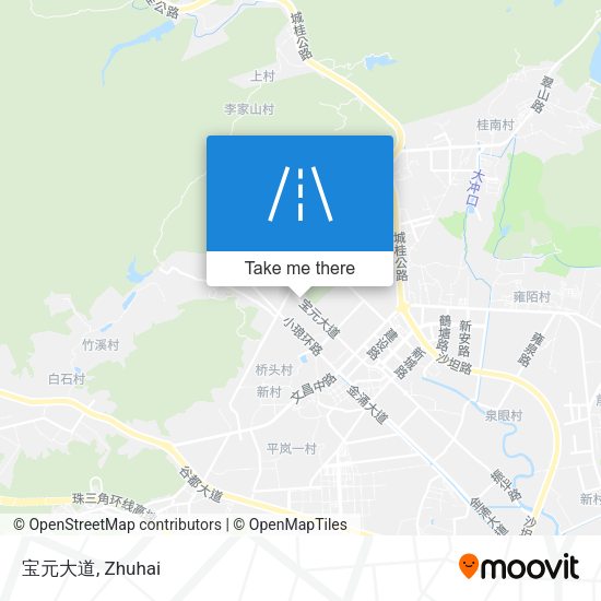 宝元大道 map