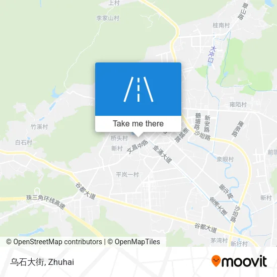 乌石大街 map