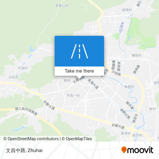 文昌中路 map