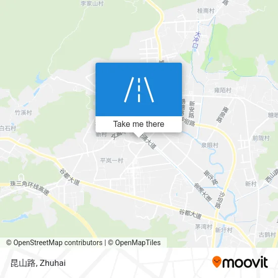 昆山路 map