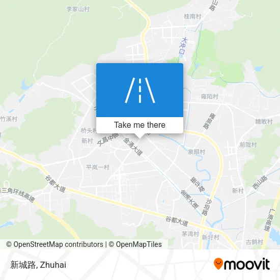 新城路 map