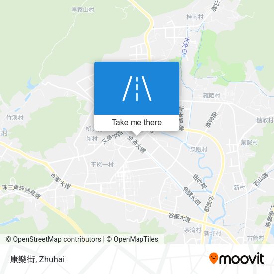 康樂街 map