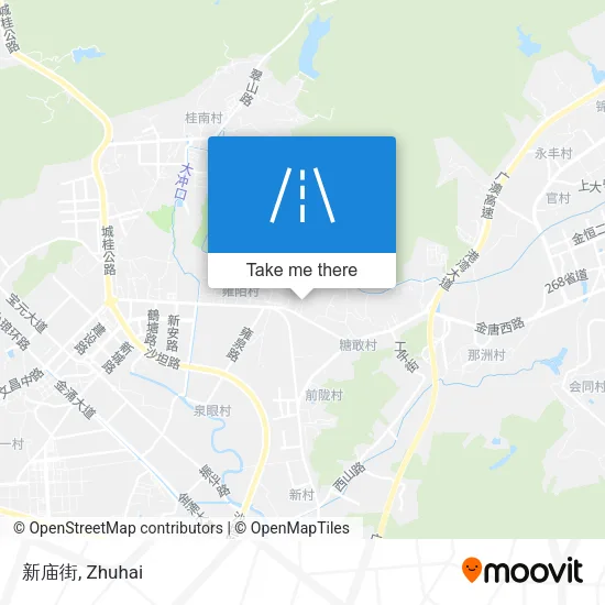 新庙街 map