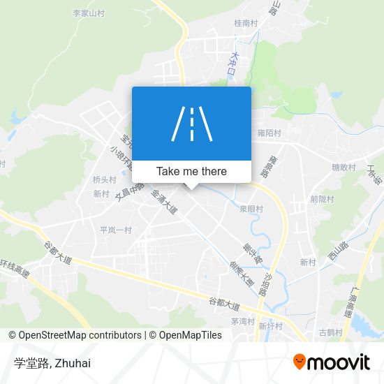 学堂路 map