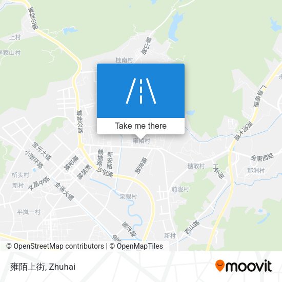 雍陌上街 map