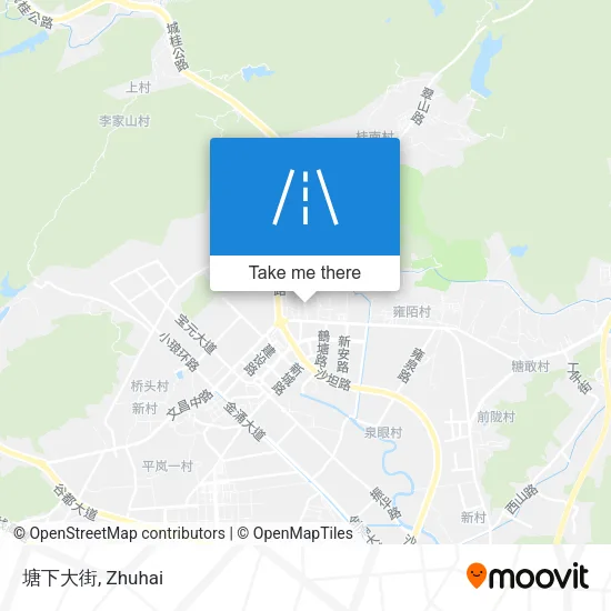 塘下大街 map
