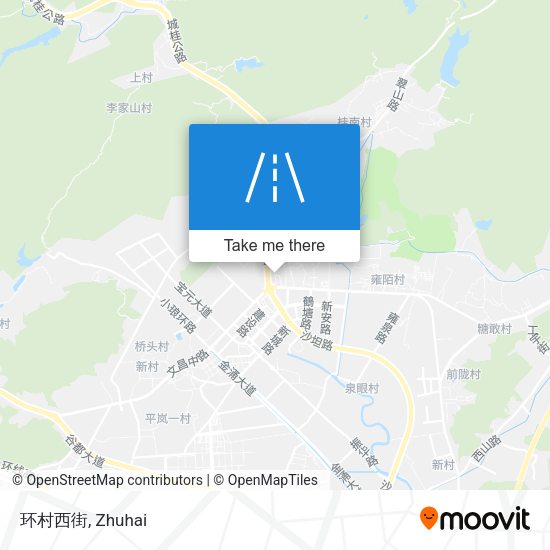 环村西街 map